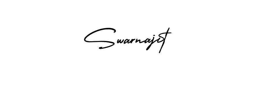 How to Draw Swarnajit signature style? AmerikaSignatureDemo-Regular is a latest design signature styles for name Swarnajit. Swarnajit signature style 3 images and pictures png