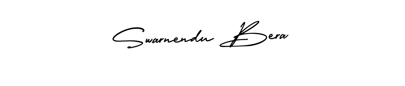 Use a signature maker to create a handwritten signature online. With this signature software, you can design (AmerikaSignatureDemo-Regular) your own signature for name Swarnendu Bera. Swarnendu Bera signature style 3 images and pictures png