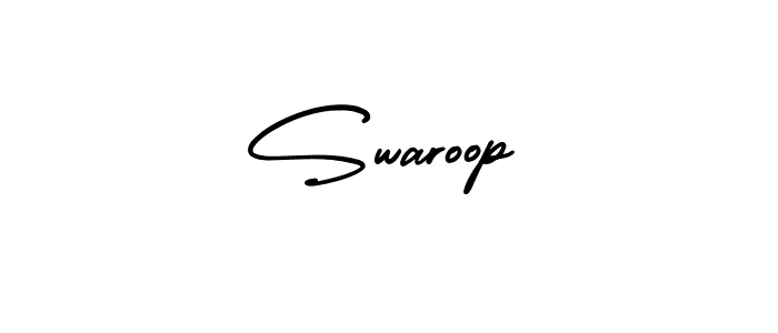 if you are searching for the best signature style for your name Swaroop. so please give up your signature search. here we have designed multiple signature styles  using AmerikaSignatureDemo-Regular. Swaroop signature style 3 images and pictures png