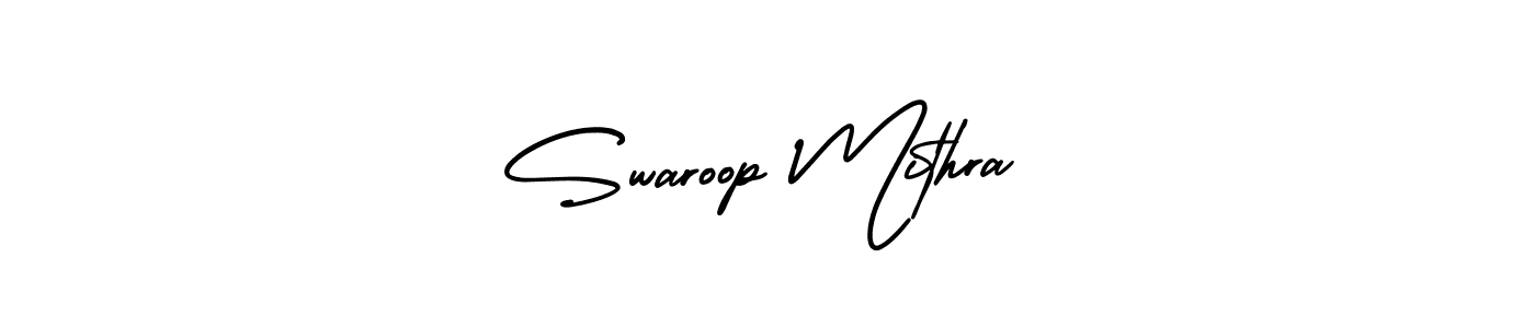 Design your own signature with our free online signature maker. With this signature software, you can create a handwritten (AmerikaSignatureDemo-Regular) signature for name Swaroop Mithra. Swaroop Mithra signature style 3 images and pictures png