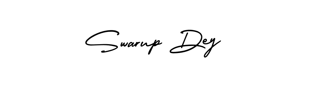 How to make Swarup Dey name signature. Use AmerikaSignatureDemo-Regular style for creating short signs online. This is the latest handwritten sign. Swarup Dey signature style 3 images and pictures png