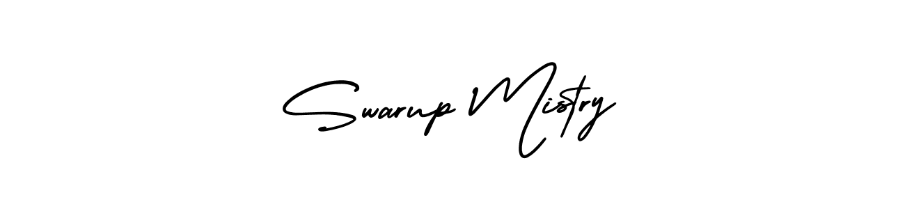 How to make Swarup Mistry signature? AmerikaSignatureDemo-Regular is a professional autograph style. Create handwritten signature for Swarup Mistry name. Swarup Mistry signature style 3 images and pictures png