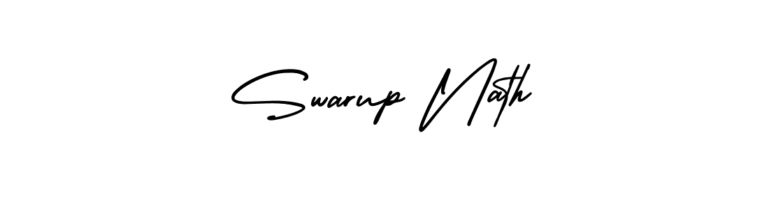 Make a beautiful signature design for name Swarup Nath. Use this online signature maker to create a handwritten signature for free. Swarup Nath signature style 3 images and pictures png