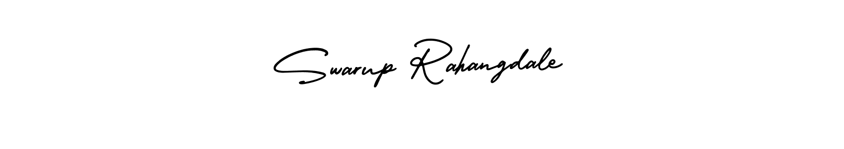 AmerikaSignatureDemo-Regular is a professional signature style that is perfect for those who want to add a touch of class to their signature. It is also a great choice for those who want to make their signature more unique. Get Swarup Rahangdale name to fancy signature for free. Swarup Rahangdale signature style 3 images and pictures png