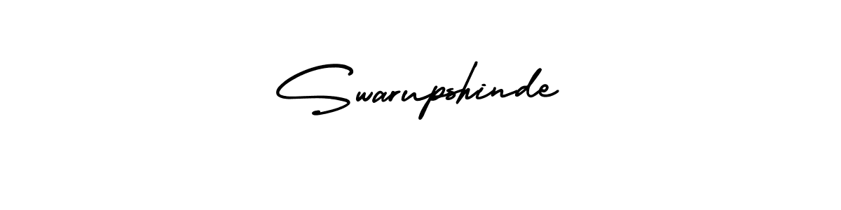 It looks lik you need a new signature style for name Swarupshinde. Design unique handwritten (AmerikaSignatureDemo-Regular) signature with our free signature maker in just a few clicks. Swarupshinde signature style 3 images and pictures png