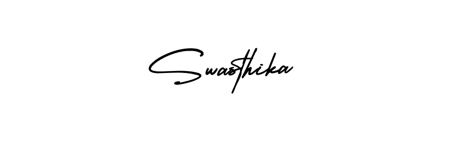 Make a beautiful signature design for name Swasthika. Use this online signature maker to create a handwritten signature for free. Swasthika signature style 3 images and pictures png