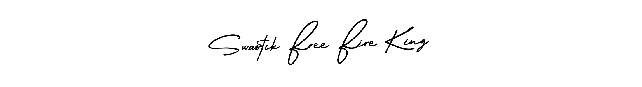 How to Draw Swastik Free Fire King signature style? AmerikaSignatureDemo-Regular is a latest design signature styles for name Swastik Free Fire King. Swastik Free Fire King signature style 3 images and pictures png