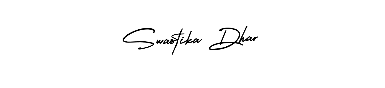 Also we have Swastika Dhar name is the best signature style. Create professional handwritten signature collection using AmerikaSignatureDemo-Regular autograph style. Swastika Dhar signature style 3 images and pictures png