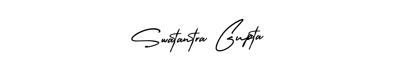 Use a signature maker to create a handwritten signature online. With this signature software, you can design (AmerikaSignatureDemo-Regular) your own signature for name Swatantra Gupta. Swatantra Gupta signature style 3 images and pictures png