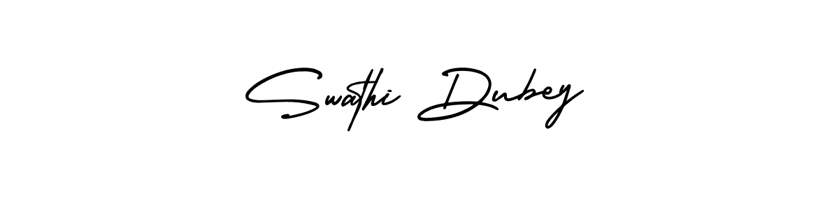 Similarly AmerikaSignatureDemo-Regular is the best handwritten signature design. Signature creator online .You can use it as an online autograph creator for name Swathi Dubey. Swathi Dubey signature style 3 images and pictures png