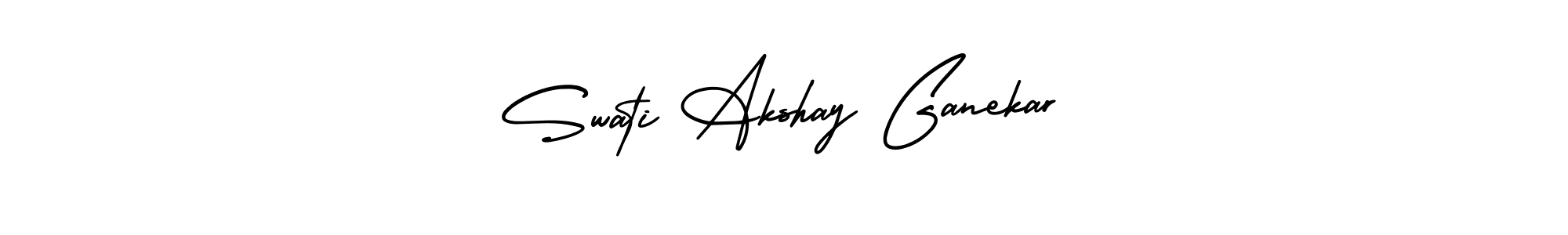 Best and Professional Signature Style for Swati Akshay Ganekar. AmerikaSignatureDemo-Regular Best Signature Style Collection. Swati Akshay Ganekar signature style 3 images and pictures png