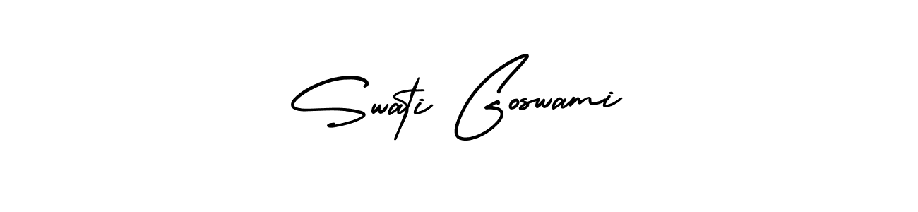 Check out images of Autograph of Swati Goswami name. Actor Swati Goswami Signature Style. AmerikaSignatureDemo-Regular is a professional sign style online. Swati Goswami signature style 3 images and pictures png