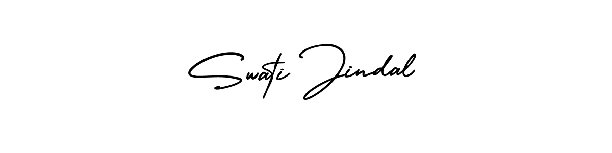 How to make Swati Jindal signature? AmerikaSignatureDemo-Regular is a professional autograph style. Create handwritten signature for Swati Jindal name. Swati Jindal signature style 3 images and pictures png