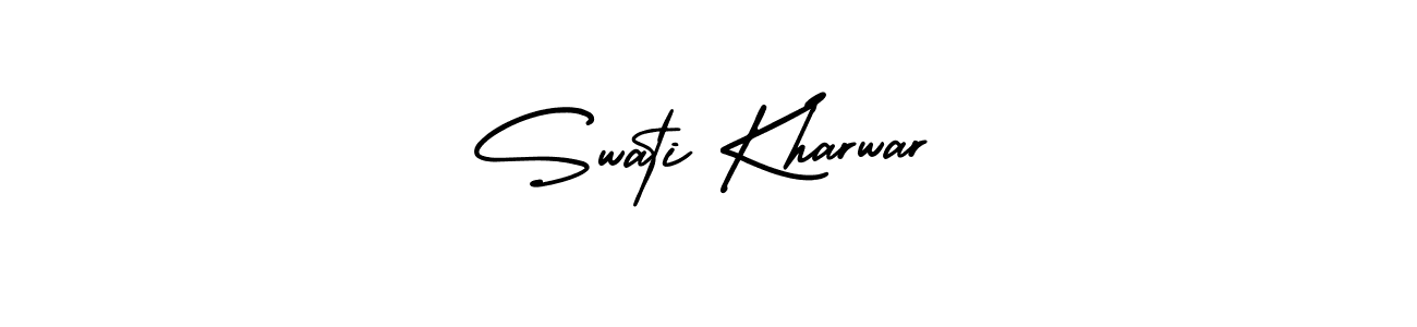 Here are the top 10 professional signature styles for the name Swati Kharwar. These are the best autograph styles you can use for your name. Swati Kharwar signature style 3 images and pictures png