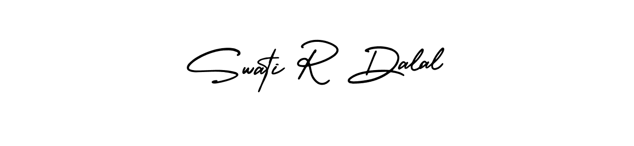 Make a short Swati R Dalal signature style. Manage your documents anywhere anytime using AmerikaSignatureDemo-Regular. Create and add eSignatures, submit forms, share and send files easily. Swati R Dalal signature style 3 images and pictures png