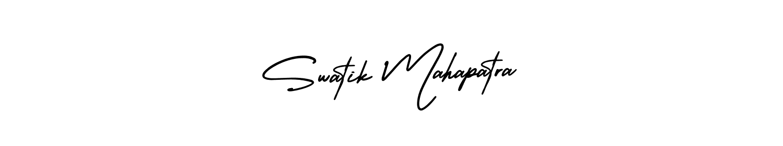 Similarly AmerikaSignatureDemo-Regular is the best handwritten signature design. Signature creator online .You can use it as an online autograph creator for name Swatik Mahapatra. Swatik Mahapatra signature style 3 images and pictures png