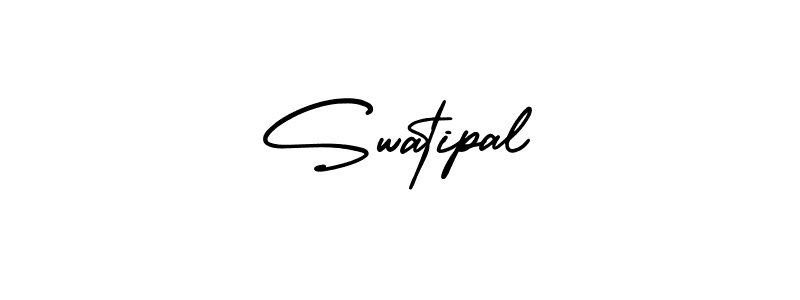 Swatipal stylish signature style. Best Handwritten Sign (AmerikaSignatureDemo-Regular) for my name. Handwritten Signature Collection Ideas for my name Swatipal. Swatipal signature style 3 images and pictures png