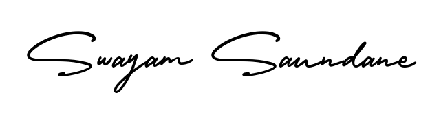 Make a beautiful signature design for name Swayam Saundane. Use this online signature maker to create a handwritten signature for free. Swayam Saundane signature style 3 images and pictures png