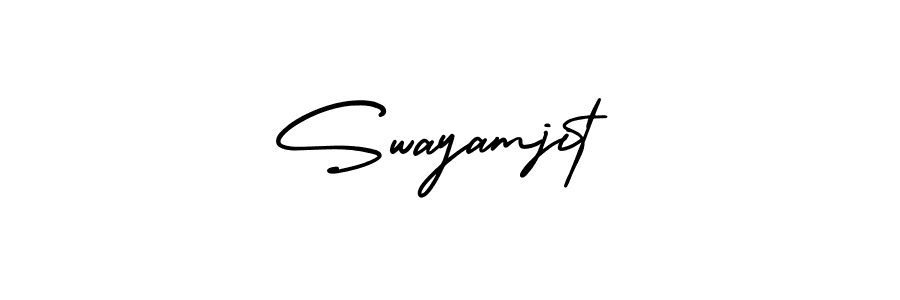 Once you've used our free online signature maker to create your best signature AmerikaSignatureDemo-Regular style, it's time to enjoy all of the benefits that Swayamjit name signing documents. Swayamjit signature style 3 images and pictures png