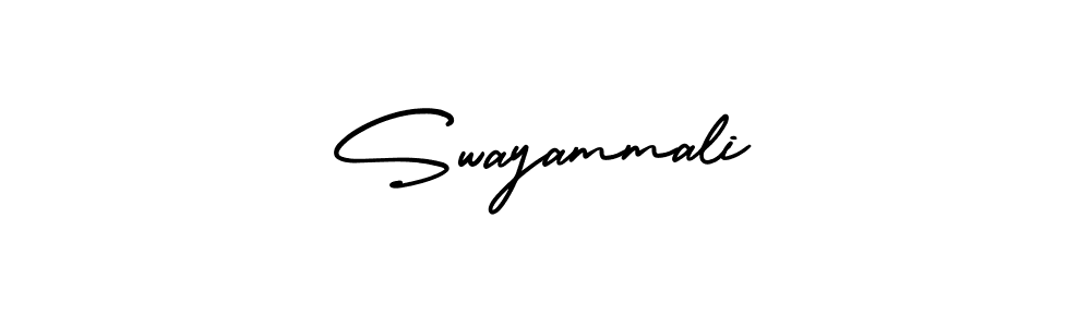 Similarly AmerikaSignatureDemo-Regular is the best handwritten signature design. Signature creator online .You can use it as an online autograph creator for name Swayammali. Swayammali signature style 3 images and pictures png