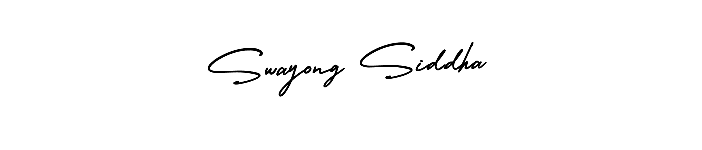 Also You can easily find your signature by using the search form. We will create Swayong Siddha name handwritten signature images for you free of cost using AmerikaSignatureDemo-Regular sign style. Swayong Siddha signature style 3 images and pictures png