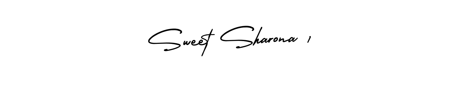 You should practise on your own different ways (AmerikaSignatureDemo-Regular) to write your name (Sweet Sharona 1) in signature. don't let someone else do it for you. Sweet Sharona 1 signature style 3 images and pictures png