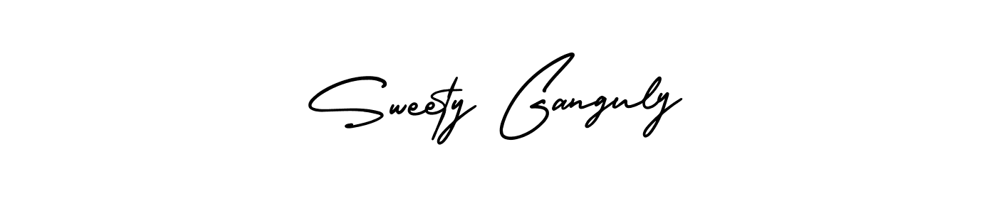 Design your own signature with our free online signature maker. With this signature software, you can create a handwritten (AmerikaSignatureDemo-Regular) signature for name Sweety Ganguly. Sweety Ganguly signature style 3 images and pictures png