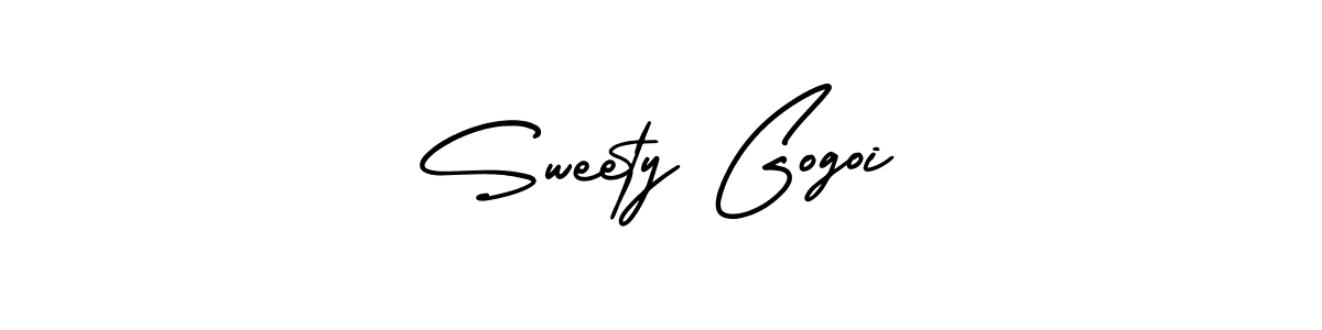 This is the best signature style for the Sweety Gogoi name. Also you like these signature font (AmerikaSignatureDemo-Regular). Mix name signature. Sweety Gogoi signature style 3 images and pictures png
