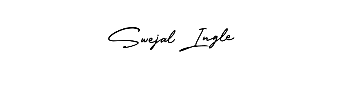 if you are searching for the best signature style for your name Swejal Ingle. so please give up your signature search. here we have designed multiple signature styles  using AmerikaSignatureDemo-Regular. Swejal Ingle signature style 3 images and pictures png