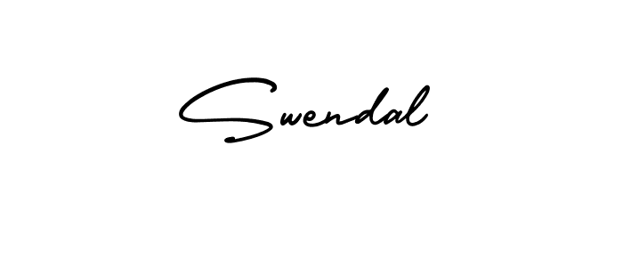 Create a beautiful signature design for name Swendal. With this signature (AmerikaSignatureDemo-Regular) fonts, you can make a handwritten signature for free. Swendal signature style 3 images and pictures png