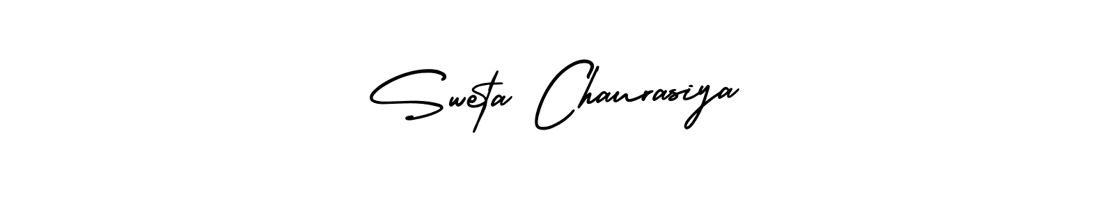 You should practise on your own different ways (AmerikaSignatureDemo-Regular) to write your name (Sweta Chaurasiya) in signature. don't let someone else do it for you. Sweta Chaurasiya signature style 3 images and pictures png
