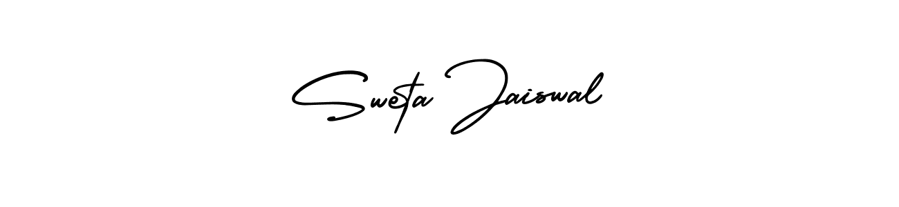 How to Draw Sweta Jaiswal signature style? AmerikaSignatureDemo-Regular is a latest design signature styles for name Sweta Jaiswal. Sweta Jaiswal signature style 3 images and pictures png