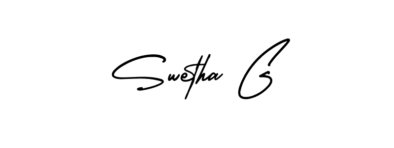 AmerikaSignatureDemo-Regular is a professional signature style that is perfect for those who want to add a touch of class to their signature. It is also a great choice for those who want to make their signature more unique. Get Swetha G name to fancy signature for free. Swetha G signature style 3 images and pictures png