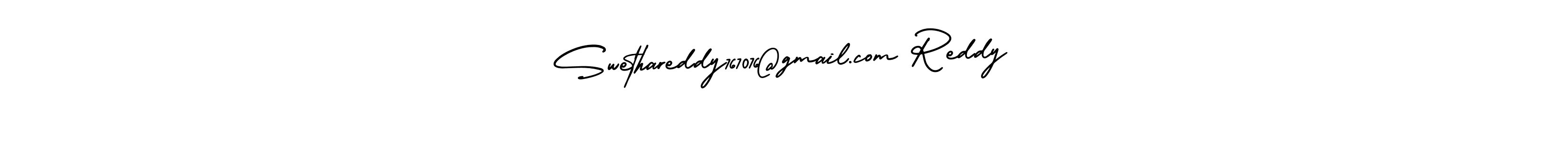 Create a beautiful signature design for name Swethareddy767076@gmail.com Reddy. With this signature (AmerikaSignatureDemo-Regular) fonts, you can make a handwritten signature for free. Swethareddy767076@gmail.com Reddy signature style 3 images and pictures png