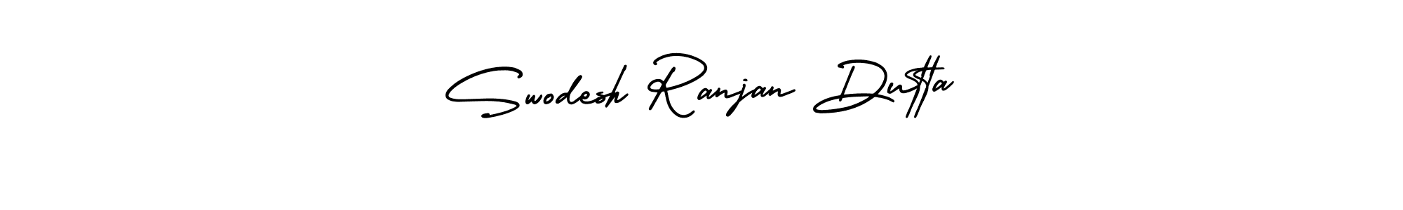 Swodesh Ranjan Dutta stylish signature style. Best Handwritten Sign (AmerikaSignatureDemo-Regular) for my name. Handwritten Signature Collection Ideas for my name Swodesh Ranjan Dutta. Swodesh Ranjan Dutta signature style 3 images and pictures png