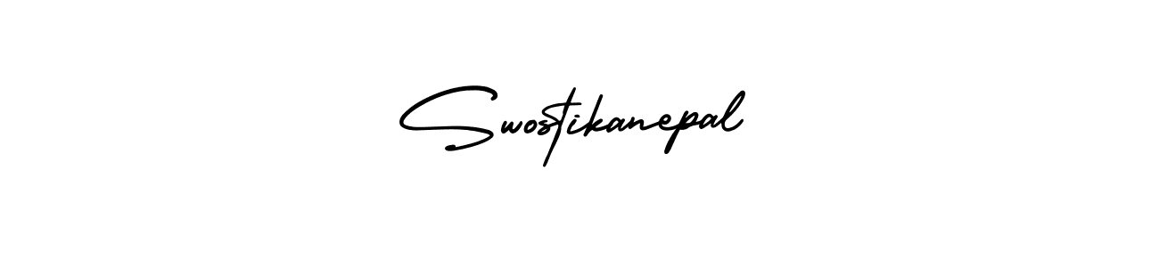 Design your own signature with our free online signature maker. With this signature software, you can create a handwritten (AmerikaSignatureDemo-Regular) signature for name Swostikanepal. Swostikanepal signature style 3 images and pictures png