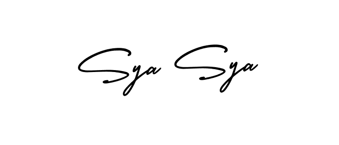 Also we have Sya Sya name is the best signature style. Create professional handwritten signature collection using AmerikaSignatureDemo-Regular autograph style. Sya Sya signature style 3 images and pictures png