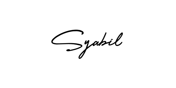 Make a short Syabil signature style. Manage your documents anywhere anytime using AmerikaSignatureDemo-Regular. Create and add eSignatures, submit forms, share and send files easily. Syabil signature style 3 images and pictures png
