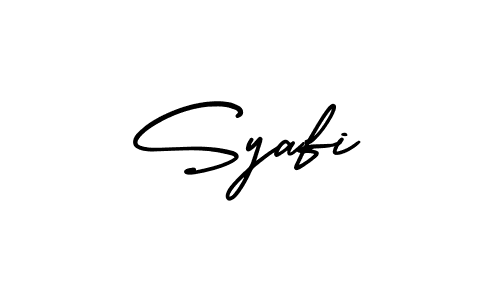 if you are searching for the best signature style for your name Syafi. so please give up your signature search. here we have designed multiple signature styles  using AmerikaSignatureDemo-Regular. Syafi signature style 3 images and pictures png