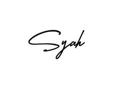 Also You can easily find your signature by using the search form. We will create Syah name handwritten signature images for you free of cost using AmerikaSignatureDemo-Regular sign style. Syah signature style 3 images and pictures png