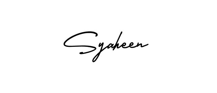 Also we have Syaheen name is the best signature style. Create professional handwritten signature collection using AmerikaSignatureDemo-Regular autograph style. Syaheen signature style 3 images and pictures png
