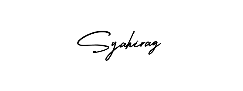 This is the best signature style for the Syahirag name. Also you like these signature font (AmerikaSignatureDemo-Regular). Mix name signature. Syahirag signature style 3 images and pictures png