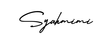 A dynamic signature style for Syahmimi using AmerikaSignatureDemo-Regular script. Designed to look authentic, handwritten, and professional. Syahmimi signature style 3 images and pictures png