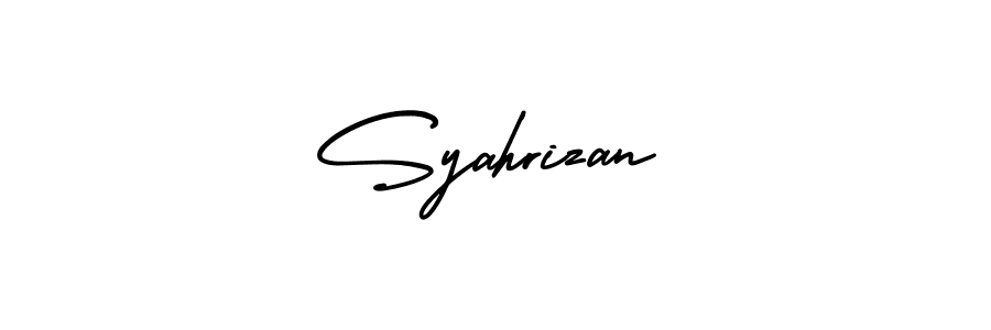 Create a beautiful signature design for name Syahrizan. With this signature (AmerikaSignatureDemo-Regular) fonts, you can make a handwritten signature for free. Syahrizan signature style 3 images and pictures png