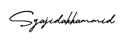 Give your name Syajidahhammid an exquisite flair with the AmerikaSignatureDemo-Regular script font. Ideal for contracts, resumes, and formal letterheads. Syajidahhammid signature style 3 images and pictures png