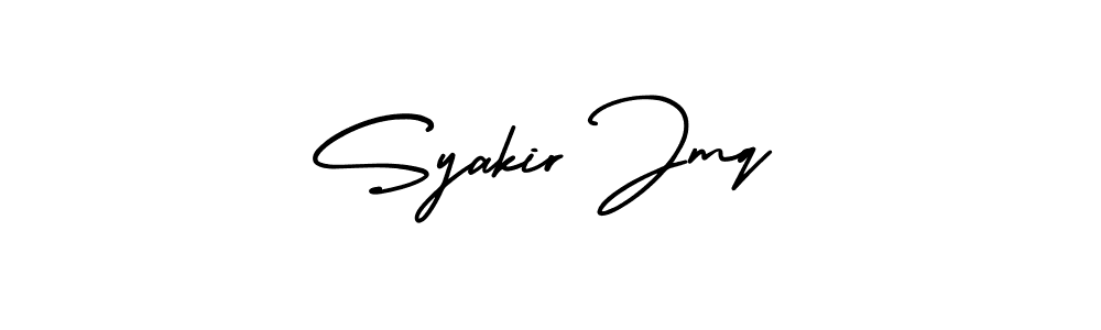 Design your own signature with our free online signature maker. With this signature software, you can create a handwritten (AmerikaSignatureDemo-Regular) signature for name Syakir Jmq. Syakir Jmq signature style 3 images and pictures png
