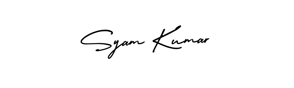 Also we have Syam Kumar name is the best signature style. Create professional handwritten signature collection using AmerikaSignatureDemo-Regular autograph style. Syam Kumar signature style 3 images and pictures png