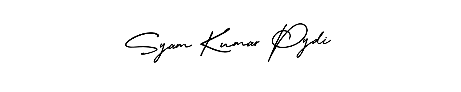 Design your own signature with our free online signature maker. With this signature software, you can create a handwritten (AmerikaSignatureDemo-Regular) signature for name Syam Kumar Pydi. Syam Kumar Pydi signature style 3 images and pictures png