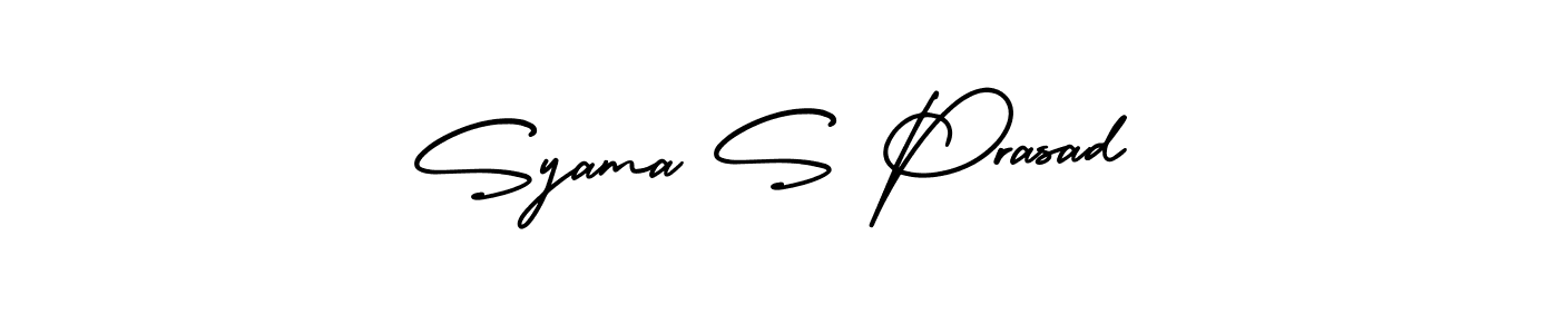 Also we have Syama S Prasad name is the best signature style. Create professional handwritten signature collection using AmerikaSignatureDemo-Regular autograph style. Syama S Prasad signature style 3 images and pictures png