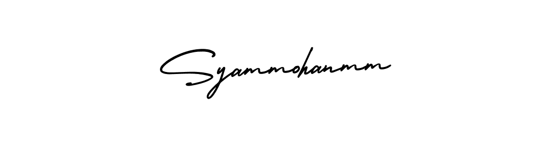 Similarly AmerikaSignatureDemo-Regular is the best handwritten signature design. Signature creator online .You can use it as an online autograph creator for name Syammohanmm. Syammohanmm signature style 3 images and pictures png